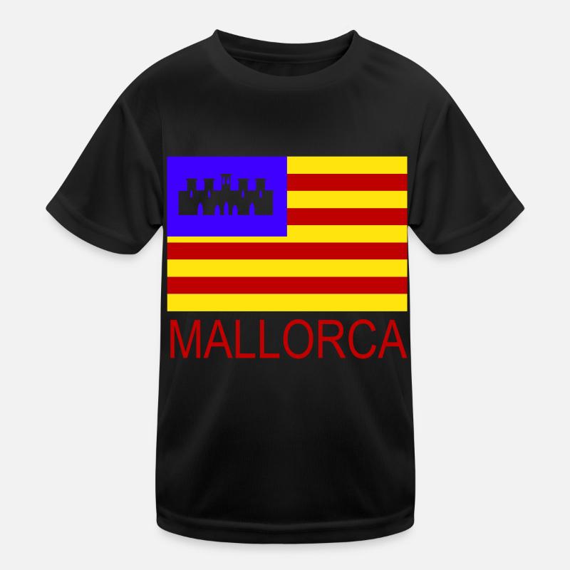 Drapeau de Majorque T-shirt sport Enfant