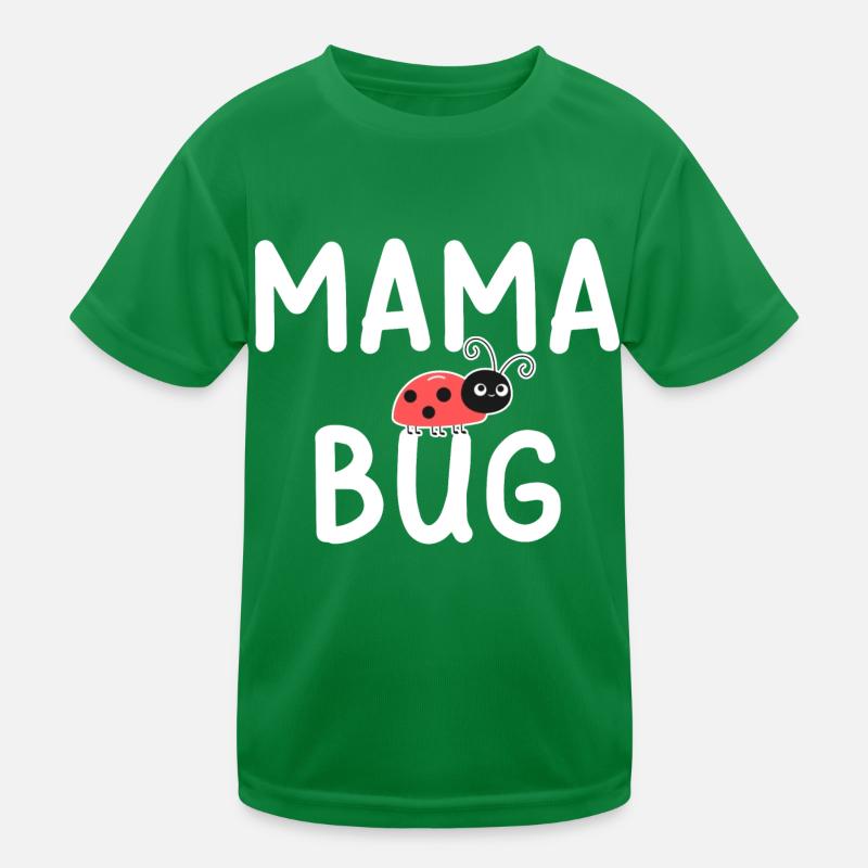 Mama Bug Ladybug Mom Funny Kids Functional T-Shirt