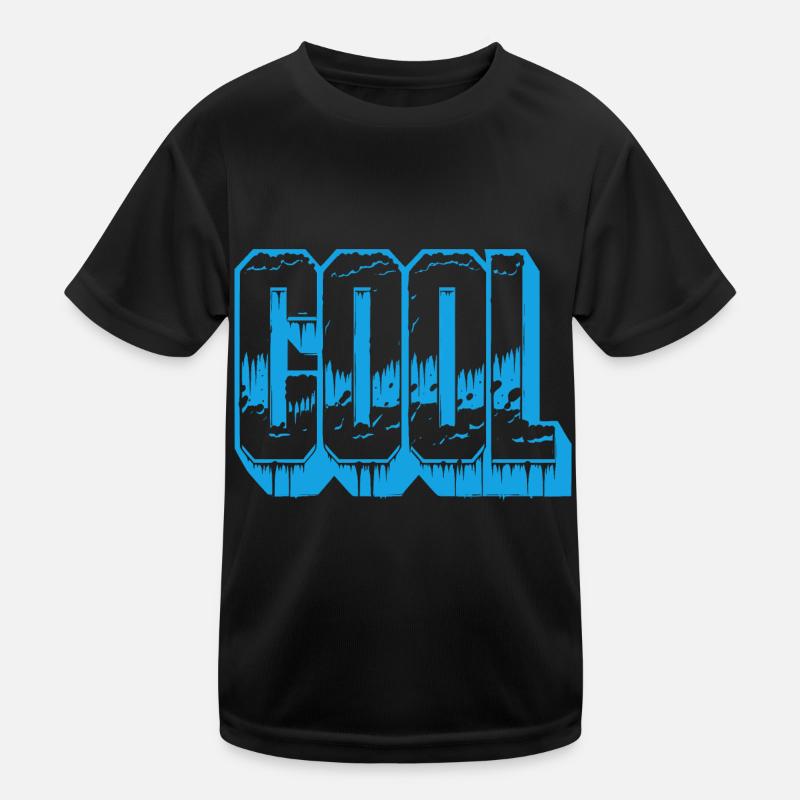 Das WORT "COOL" Kinder Funktions-T-Shirt