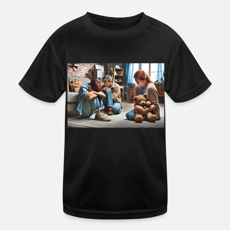 “Gemeinsame Stille” Kinder Funktions-T-Shirt