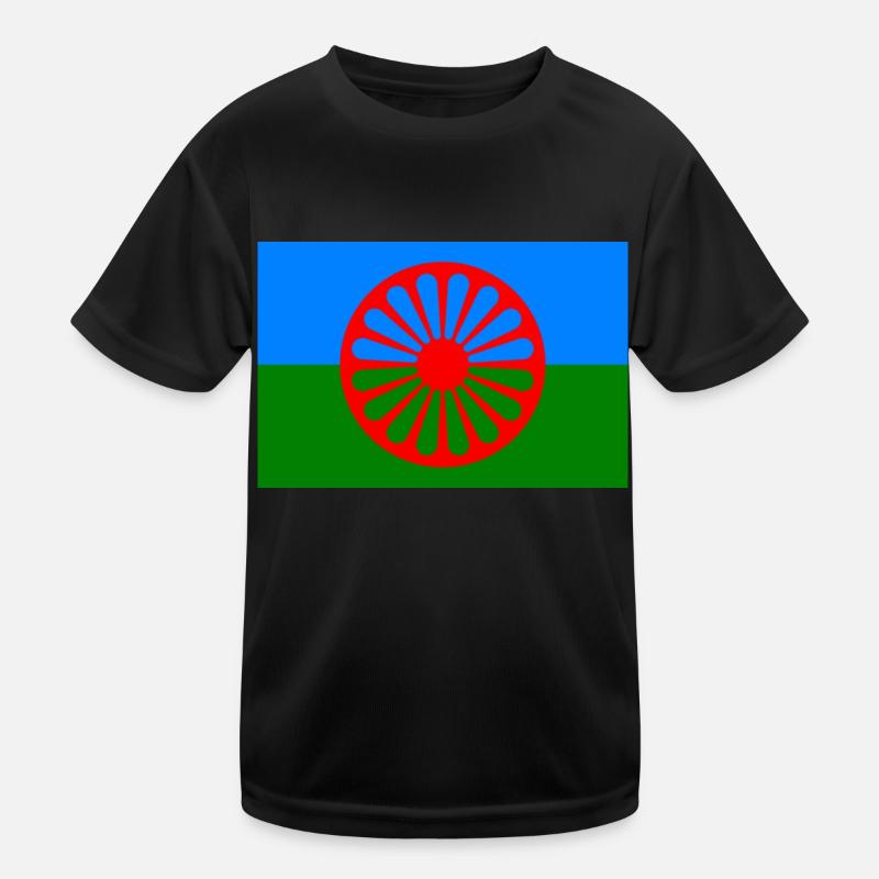 115552801 179234121 Roma flags Kids Functional T-Shirt