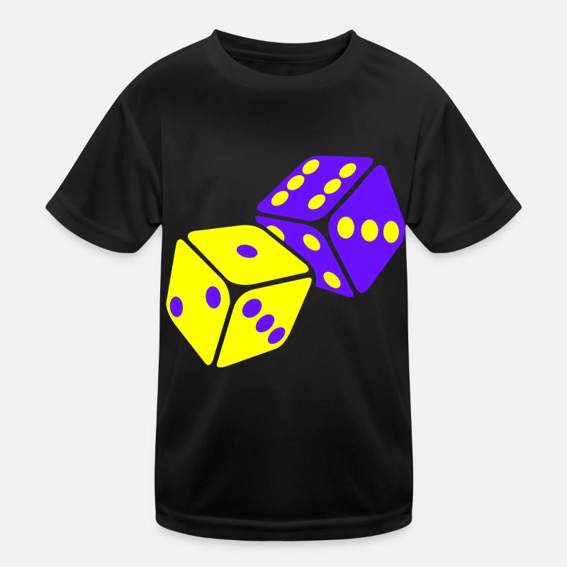 Würfel Kinder Funktions-T-Shirt