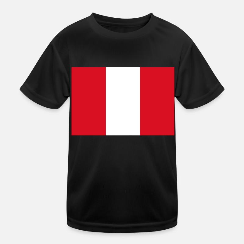 Peru Kinder Funktions-T-Shirt