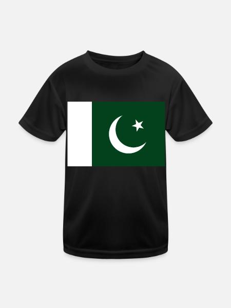 Pakistan - Kids Functional T-Shirt - black - Front