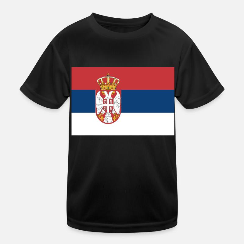 Serbien Kinder Funktions-T-Shirt