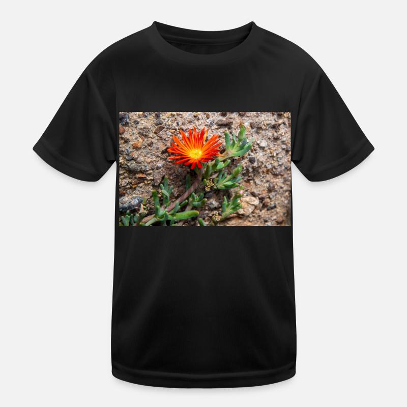 hängende Eisblume winterharte Eisblume rosa Karpfen Kinder Funktions-T-Shirt