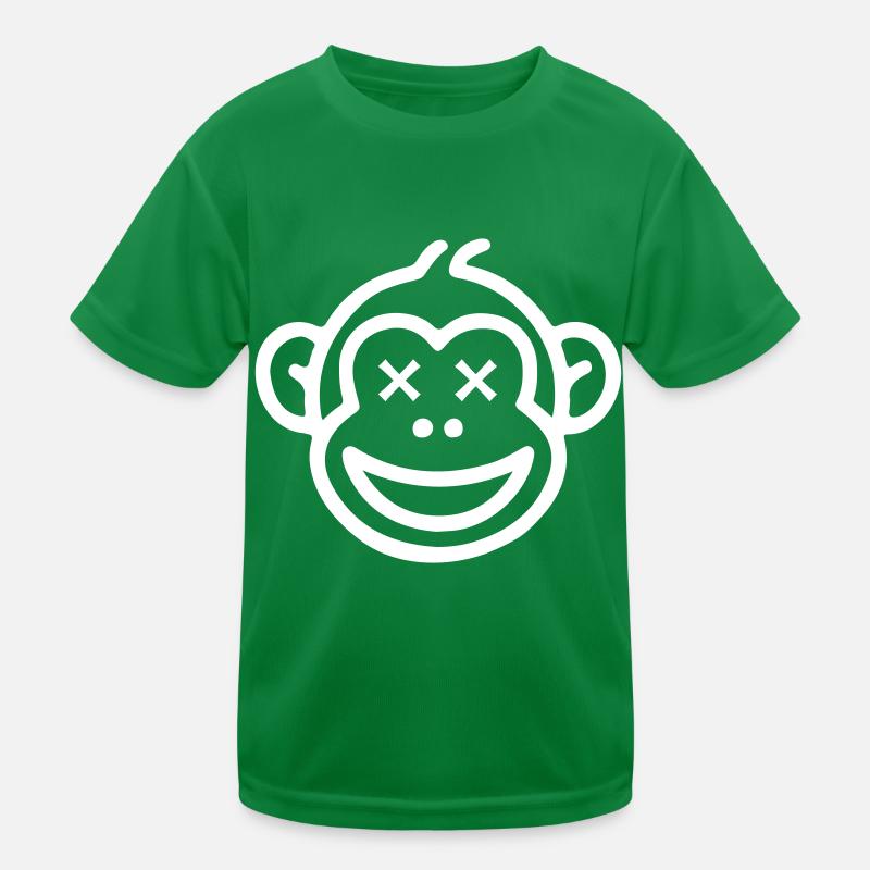 Funny Monkey Kids Functional T-Shirt