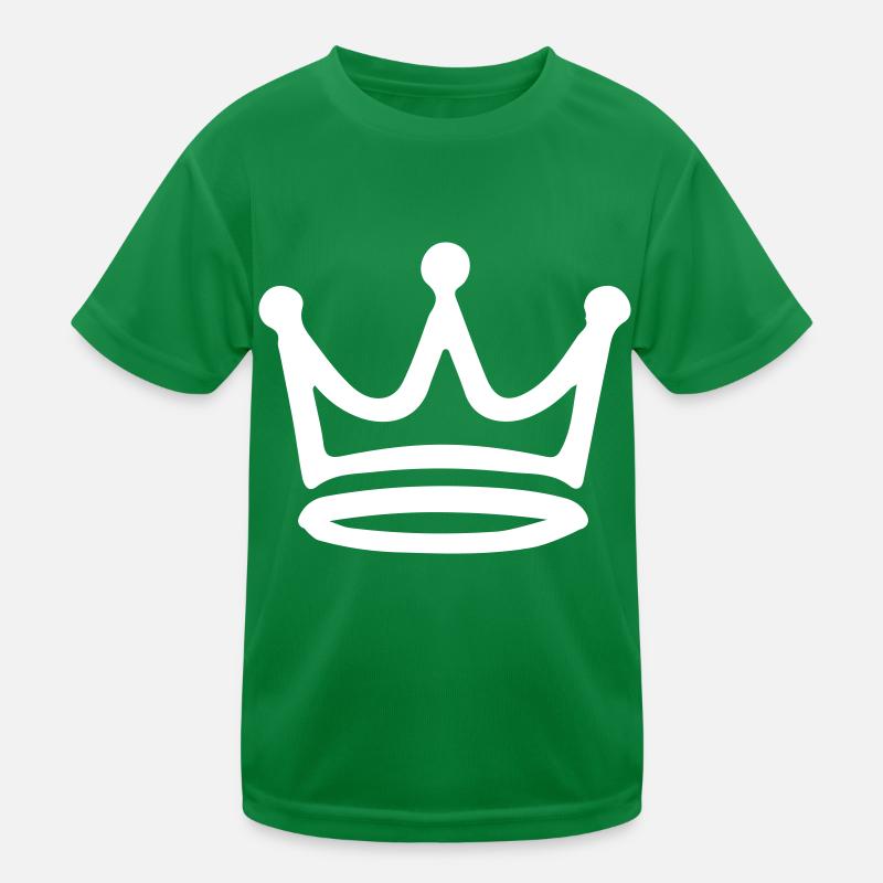 Krone Symbol Kinder Funktions-T-Shirt