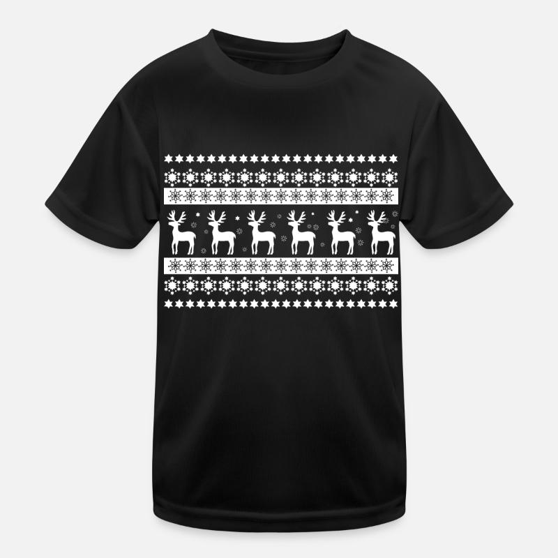 Motif de renne T-shirt sport Enfant