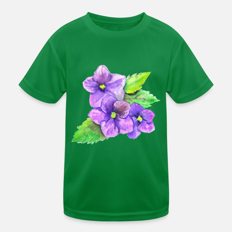 Three Violets Kids Functional T-Shirt