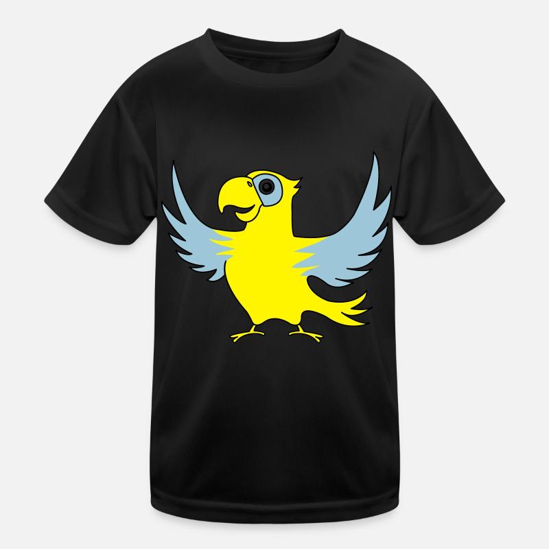 papagei_02 Kinder Funktions-T-Shirt