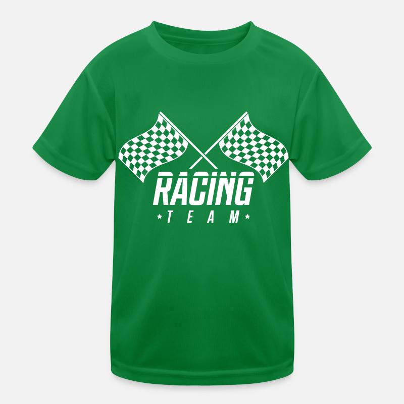 drapeau de l'équipe de course T-shirt sport Enfant