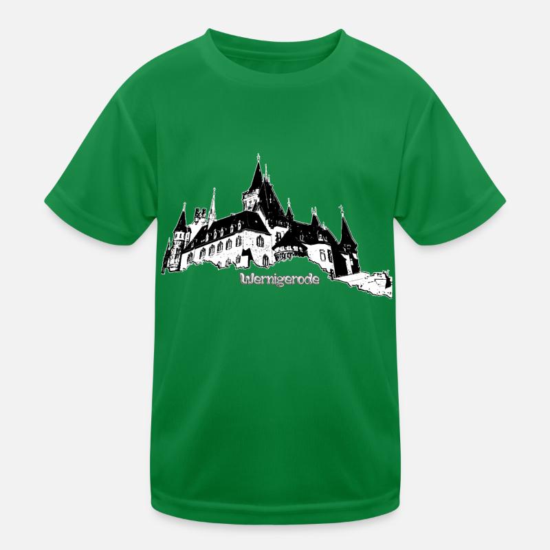 Wernigerode Castle Kids Functional T-Shirt