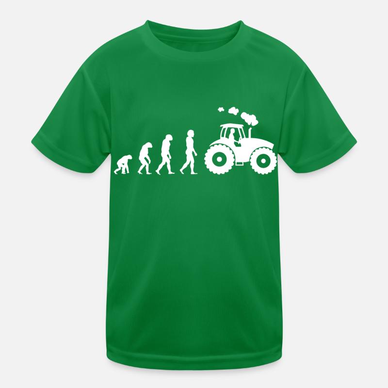 Traktor Evolution Kinder Funktions-T-Shirt