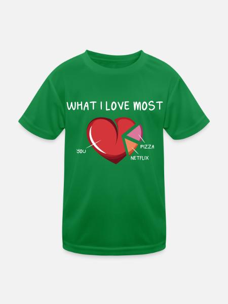 De préférence un cadeau de petit ami ou de petite amie - T-shirt sport Enfant - vert - Devant