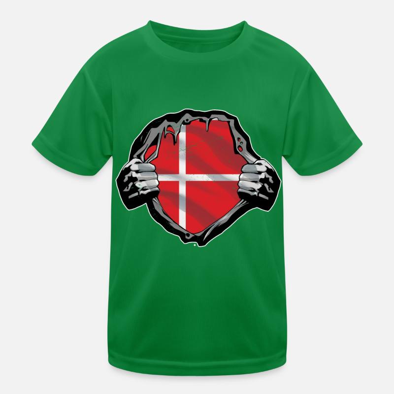Danemark Design pour fans de Denmark T-shirt sport Enfant