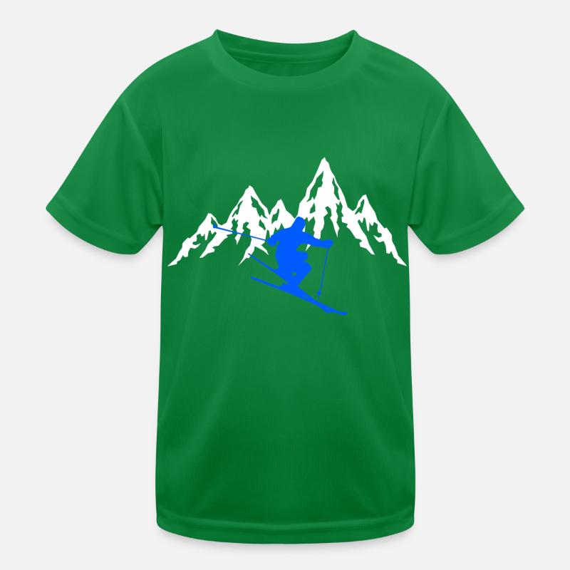 Ski mountain Kids Functional T-Shirt