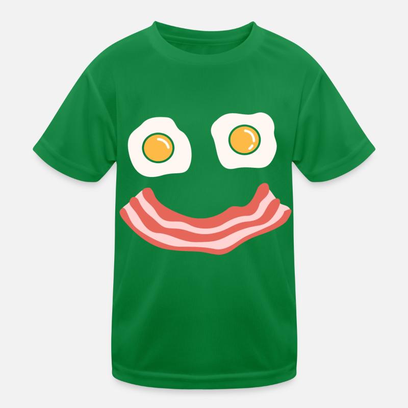 bacon d’œuf Design pour un drôle de designs amateurs et T-shirt sport Enfant