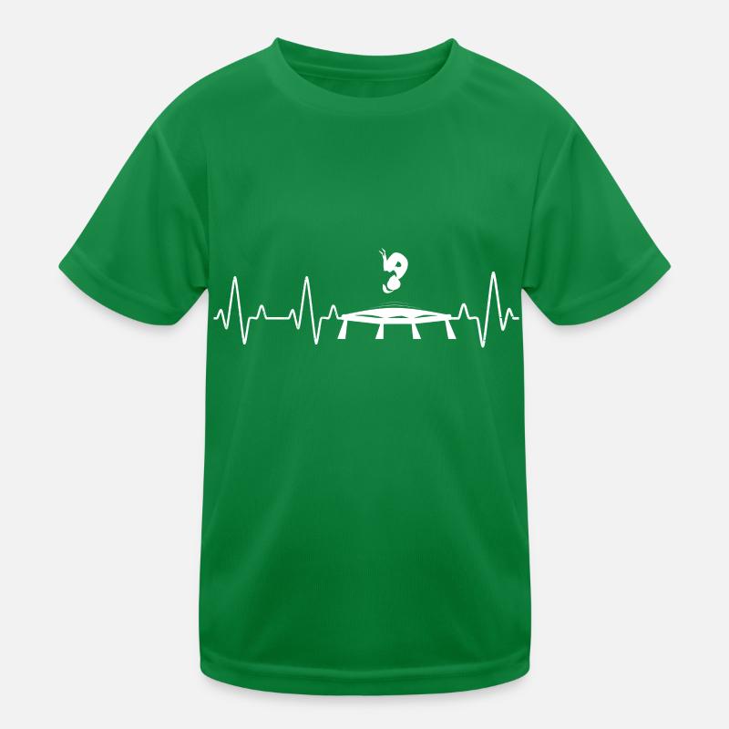 Trampolin Mädchen Springen Kinder Funktions-T-Shirt