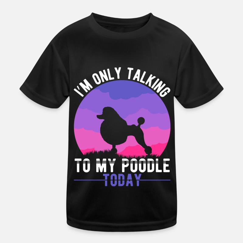 Caniche Maman Chien Caniche Introverti Maman T-shirt sport Enfant