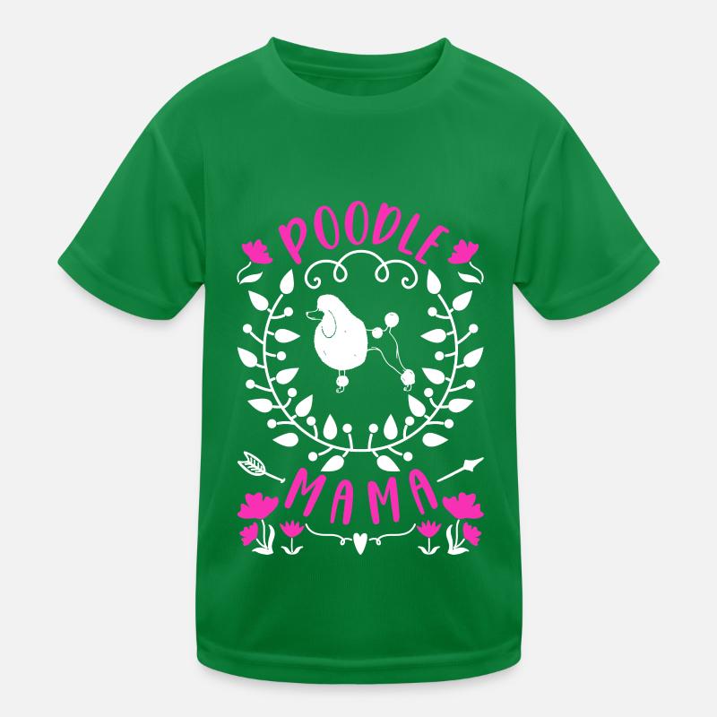 Caniche Maman Mignon amoureux des chiens Caniche T-shirt sport Enfant