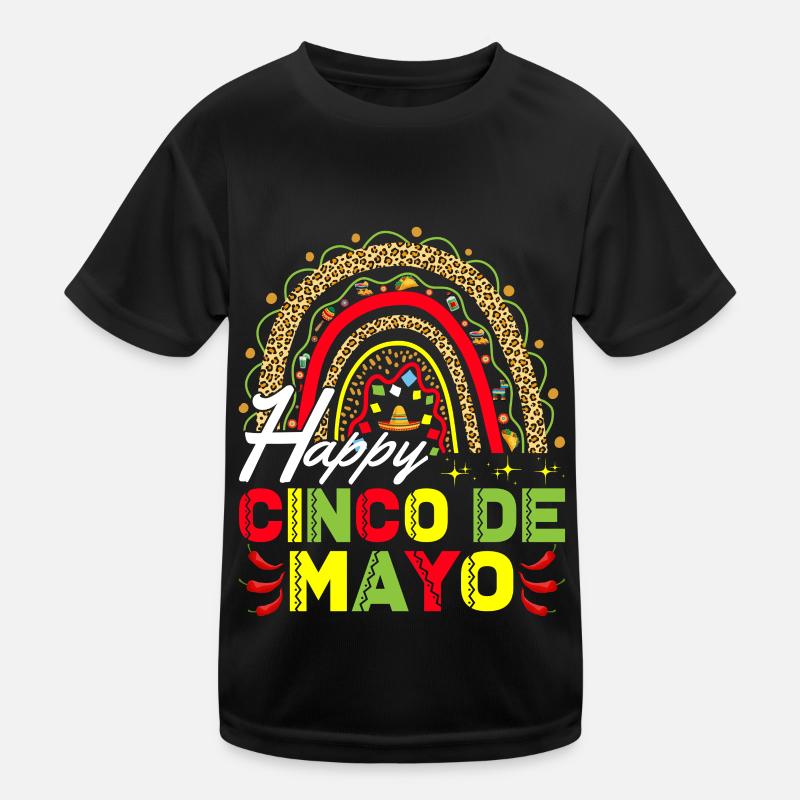 Fiesta Fröhliche Cinco De Mayo Party Kinder Funktions-T-Shirt