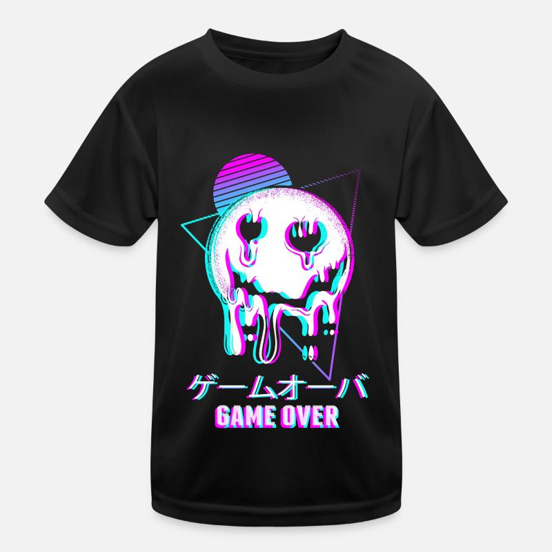 Game Over Esthétique Goth Vaporwave Sad T-shirt sport Enfant