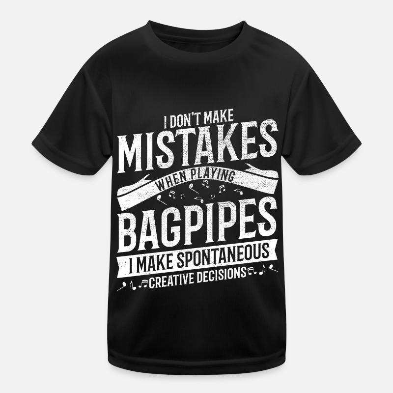 Drôle de cornemuse Musicien Musique Forte Cornemuse T-shirt sport Enfant