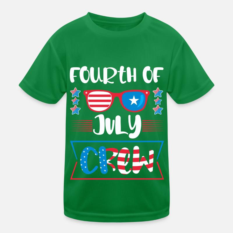 Fjerde juli besættelse USA Funktionsshirt til børn