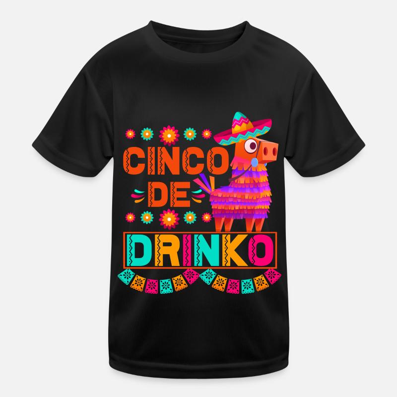 Pinata Cinco De Mayo célèbre la boisson T-shirt sport Enfant