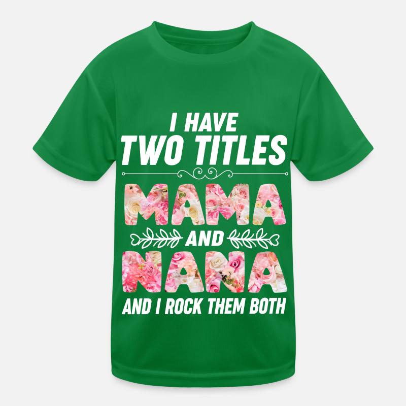 Beste Mutter Nana Muttertag Kinder Funktions-T-Shirt