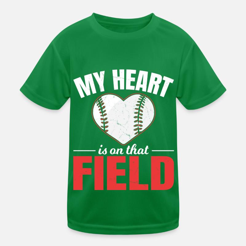 Baseball Mama Son Baseball Player Kids Functional T-Shirt