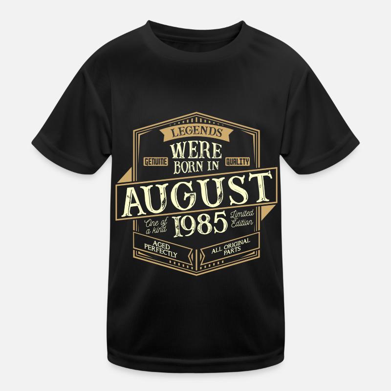 August 1985 Geburtstag Mann Kinder Funktions-T-Shirt