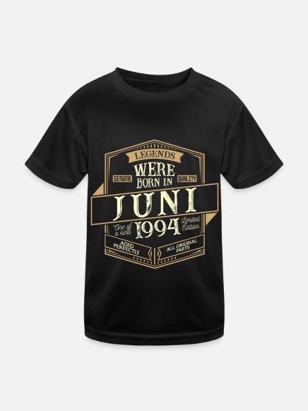 June 1994 Birthday Man - Kids Functional T-Shirt - black - Front