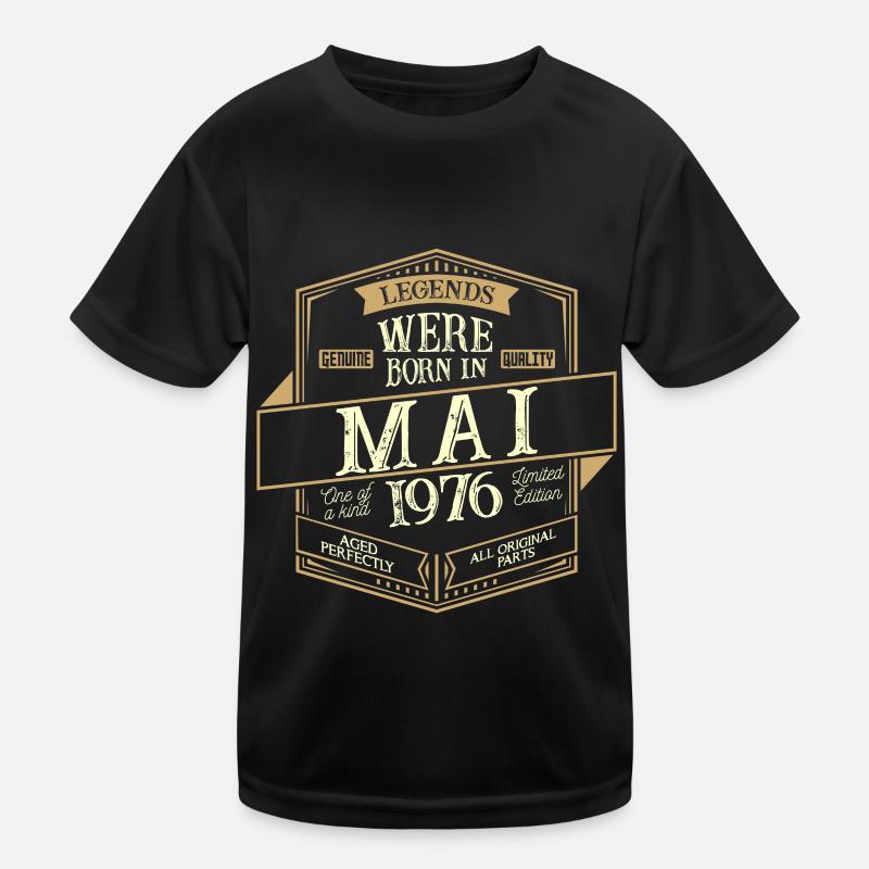Mai 1976 Geburtstag Mann Kinder Funktions-T-Shirt