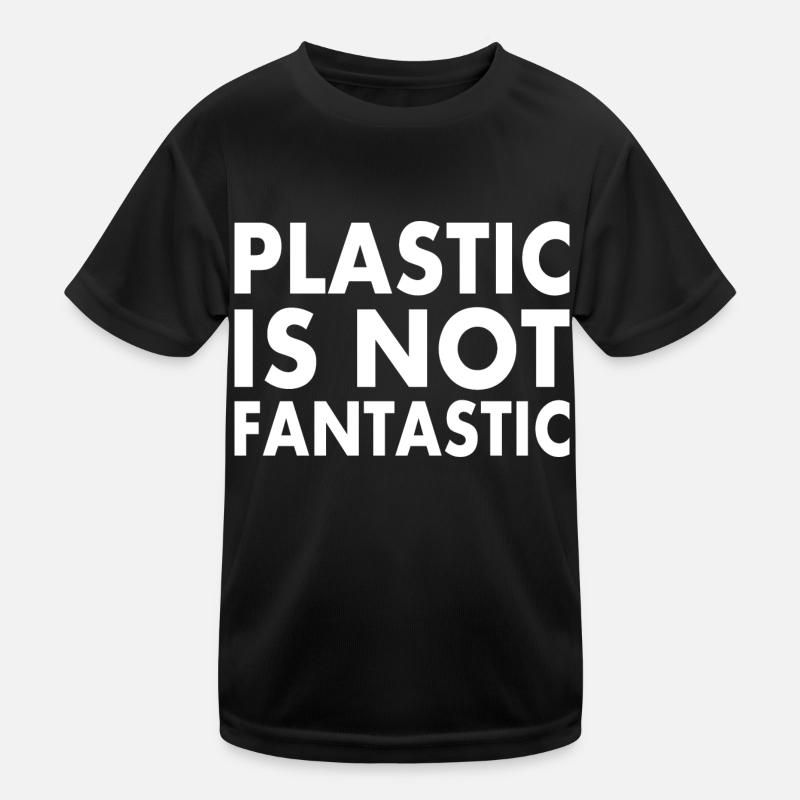 Plastic is not fantastic Kids Functional T-Shirt