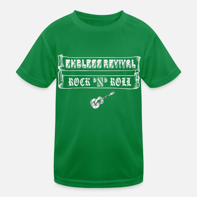Endless revival rock n roll guitare rockabilly T-shirt sport Enfant