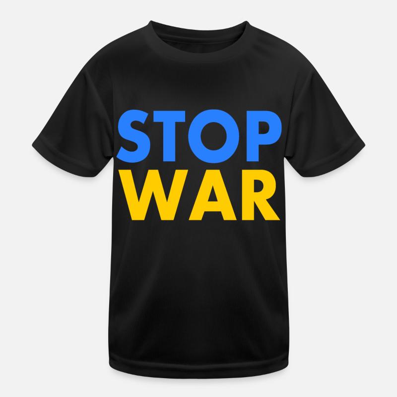 Stop war Kinder Funktions-T-Shirt