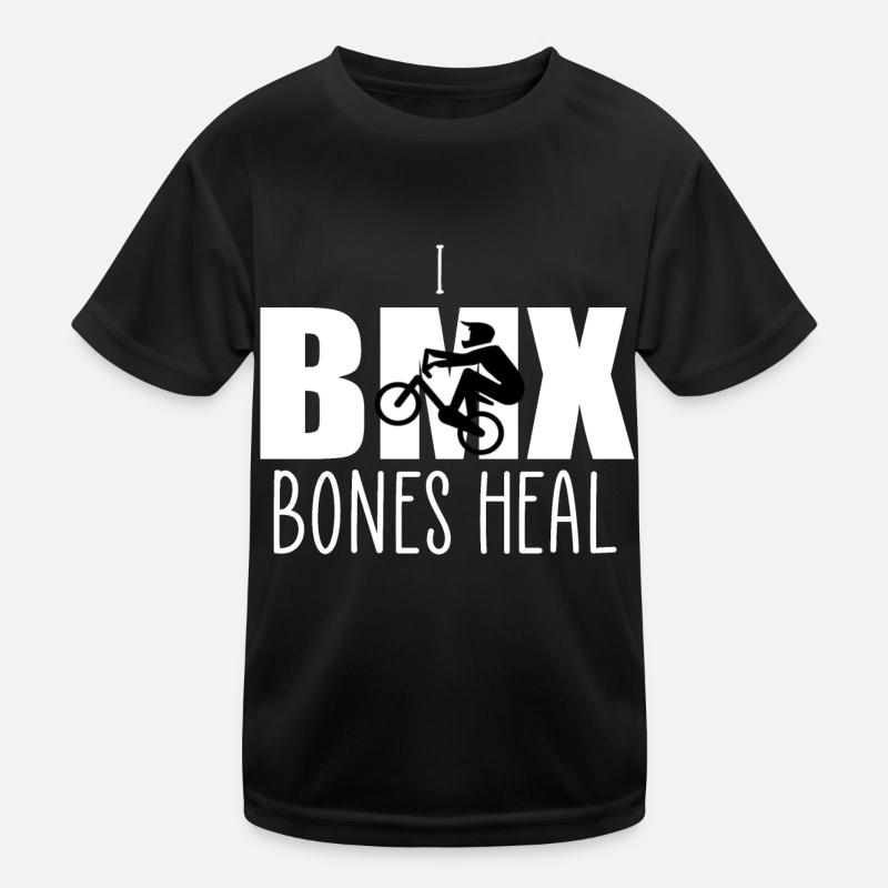 Knochen heilen bmx Kinder Funktions-T-Shirt