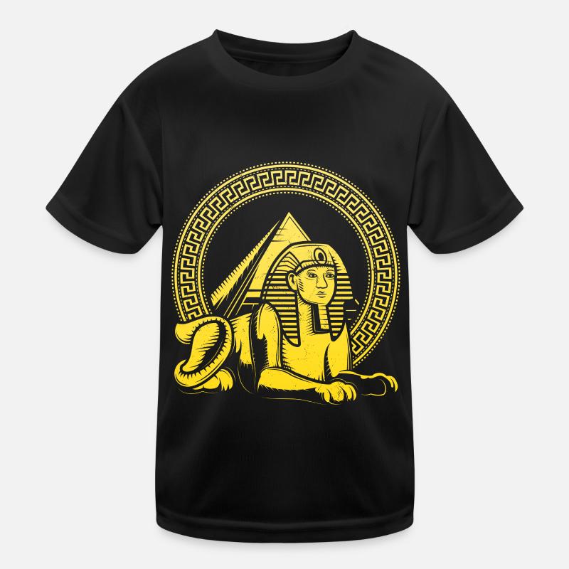 Pyramides égyptiennes Histoire Egypte Sphinx T-shirt sport Enfant