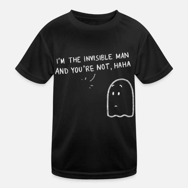 Unsichtbarer Mann Kinder Funktions-T-Shirt