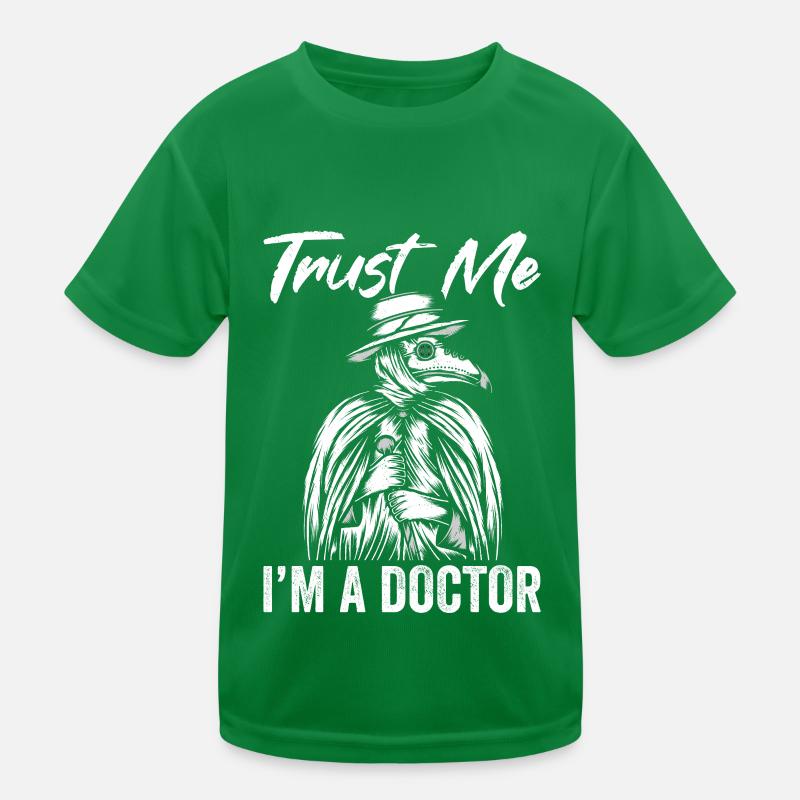 Pest Doktor Mittelalterlich Medizinisch Kinder Funktions-T-Shirt