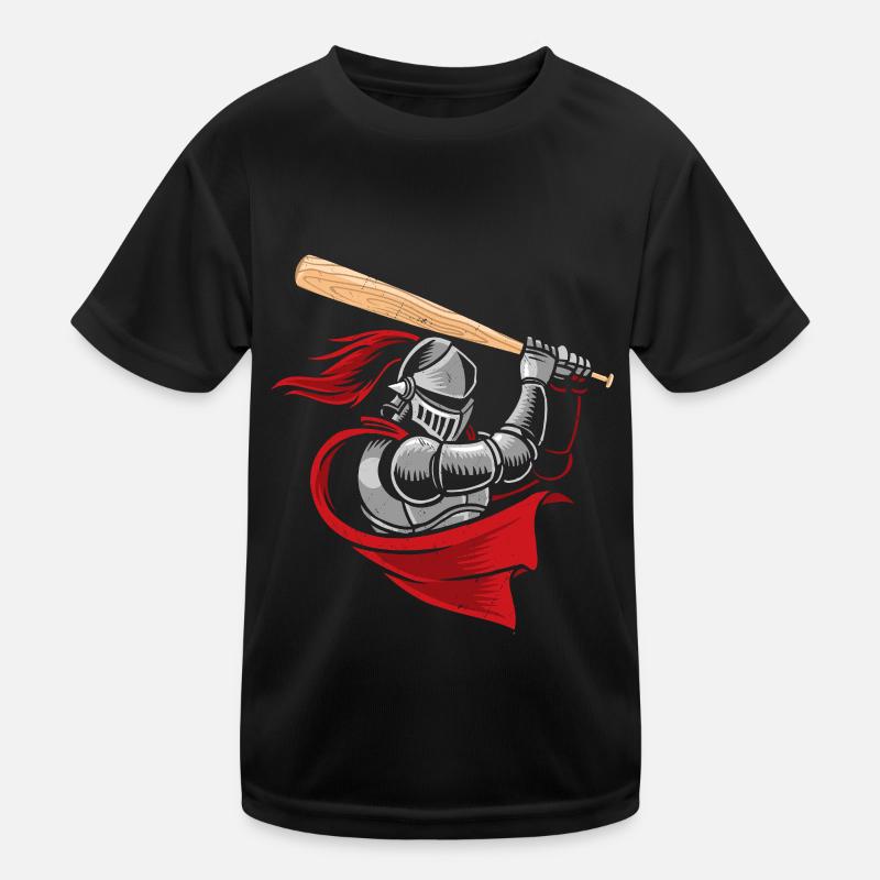Joueur de baseball chevalier médiéval T-shirt sport Enfant