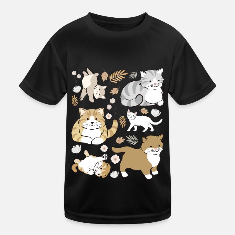 Chatons espiègles mignons T-shirt sport Enfant