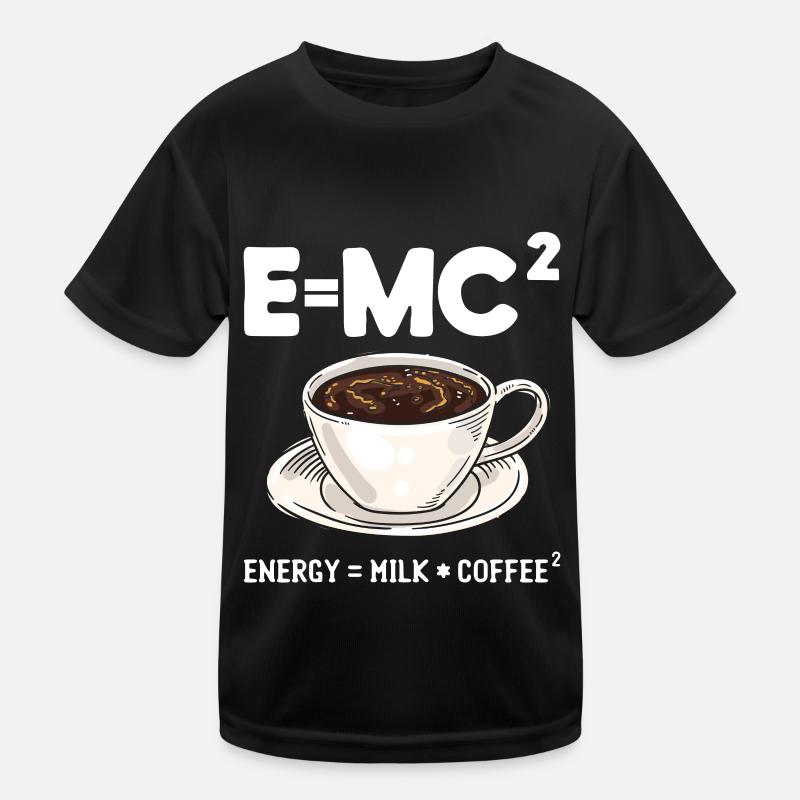 Scientific Humor Student Physicist Coffee Kids Functional T-Shirt