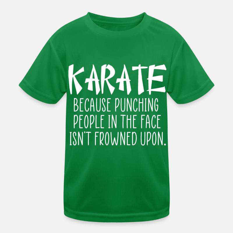 Karate lustiges Zitat Kinder Funktions-T-Shirt