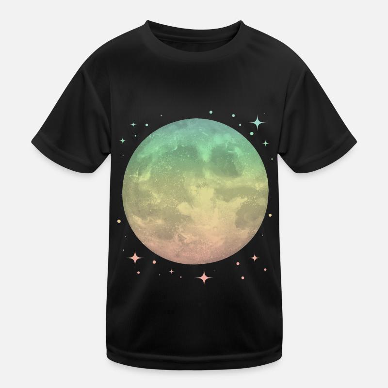 Moon Pastel Heavenly Kids Functional T-Shirt