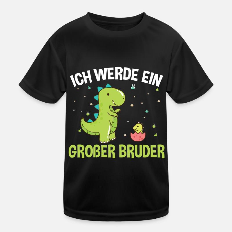 Großer Bruder Dinosaurier Kinder Funktions-T-Shirt