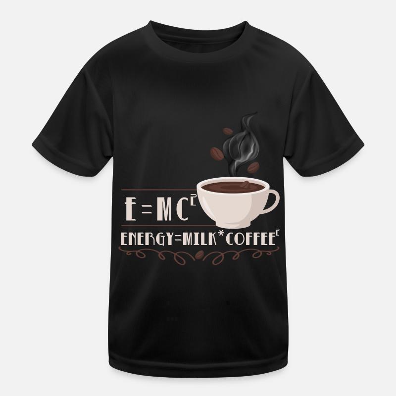 Kaffeewissenschaftler Humor Lustiger Physiker Kinder Funktions-T-Shirt