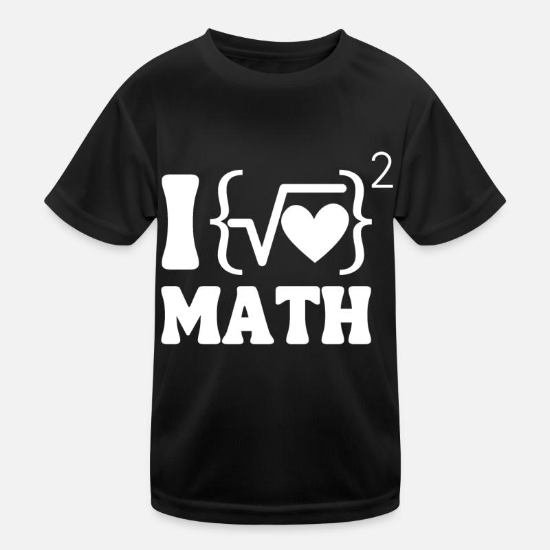 J’adore math white edition T-shirt sport Enfant